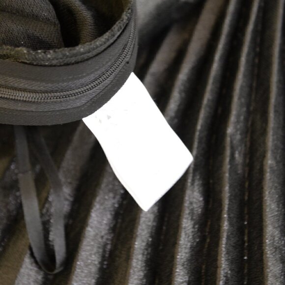 Silvian Heach Metallic Pleated Skirt Sz S - Picture 10 of 11